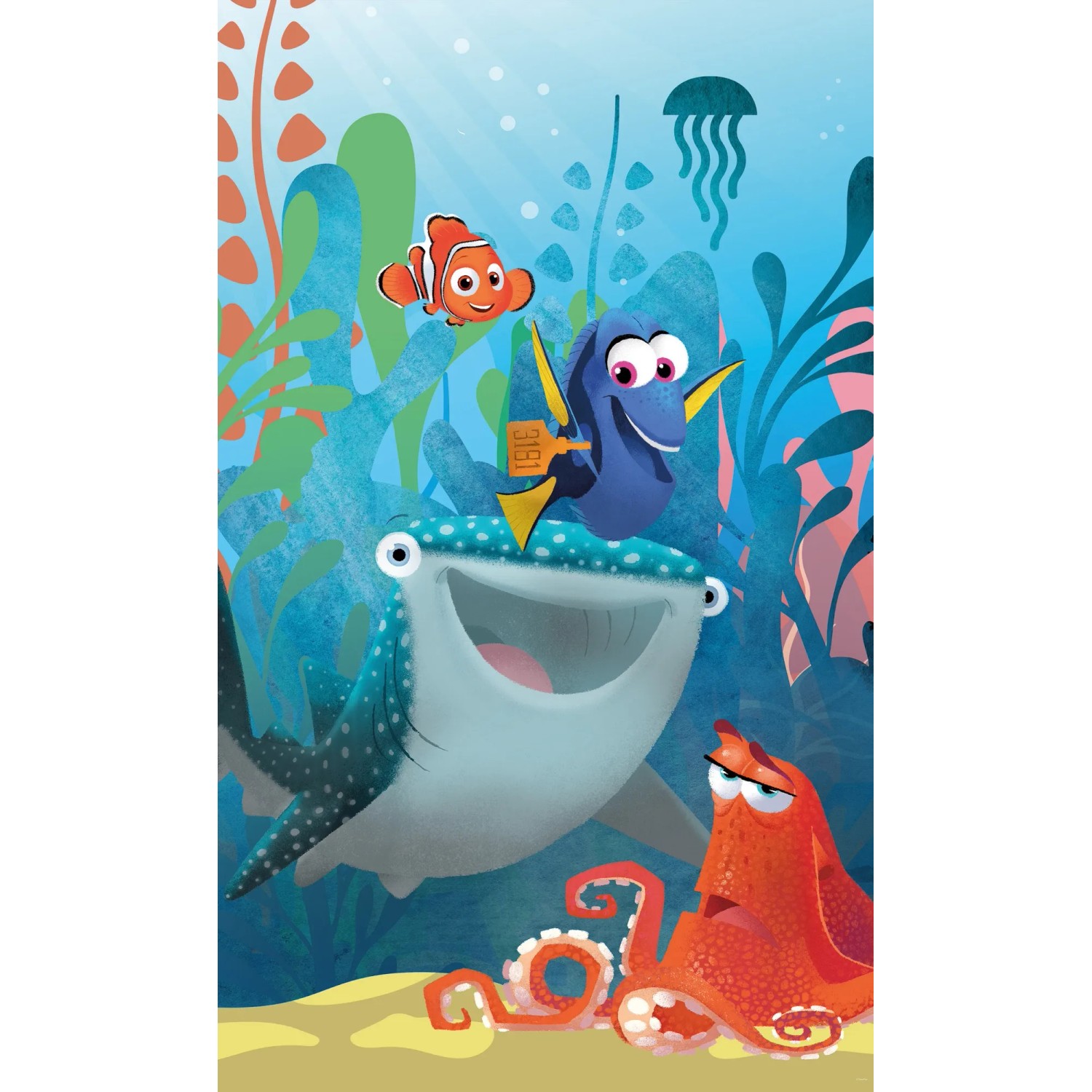 E-shop Komar Vliesová fototapeta Finding Dory Aquarell 150 x 250 cm