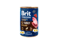 Brit Kapsička pre psov Premium by Nature Turkey with Liver 400 g
