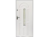 O.K. Doors Vonkajšie oceľové vchodové dvere AZZURO II, biele, 90 P