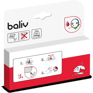 Lepiaca súprava baliv na montáž sprchového príslušenstva na stenu bez vŕtania, max. nosnosť 40 kg.