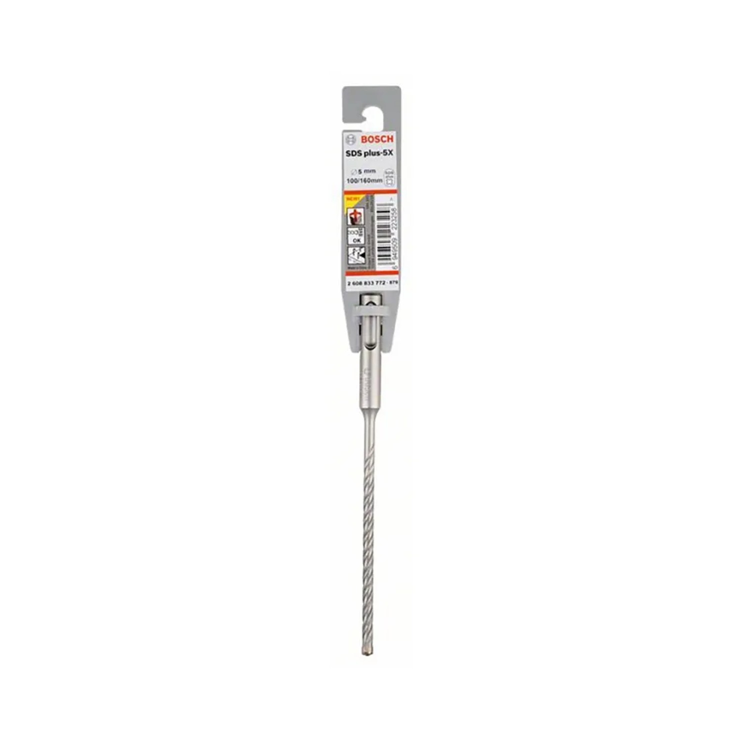 E-shop Bosch Vrták do muriva a betónu SDS plus-5X, 5 x 100 x 160 mm