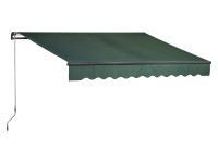 OBI Markíza s kĺbovými ramenami Aventura tmavo zelená 300 x 200 cm