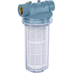 Predfilter pre záhradné čerpadlá a automaty, objem 2 l, chráni pred nečistotami.