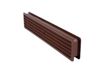 OBI Kúpeľňová vetracia mriežka, hnedá, 460 x 92 mm