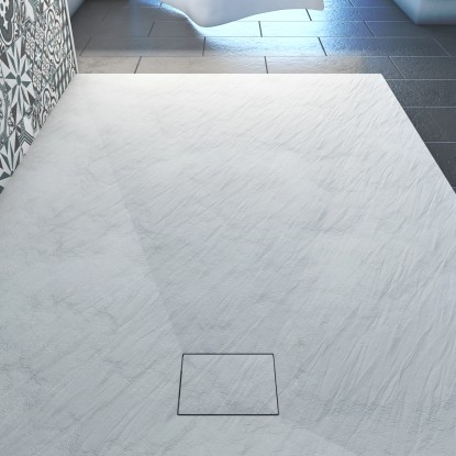 Aurlane Sprchová vanička Stone 140 x 90 cm biela