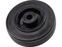 Koleso s gumovou obručou pr. 80 mm, náboj 40 mm, čierne