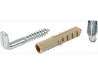 Hák s drážkou priemer 5,2 mm x 30 mm pozinkovaný, 6 ks Hák s drážkou priemer 5,2 mm x 30 mm pozinkovaný, 6 ks