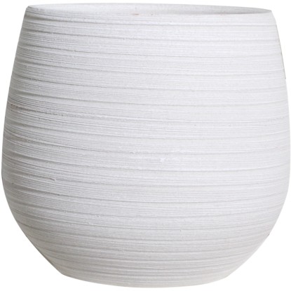 Kvetináč Lisboa antická biela, pr. 17 cm