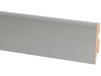 Soklová lišta 60 mm x 20 mm dĺžka 2600 mm strieborná