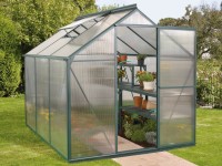 Vitavia Skleník Triton 3800 HKP 4 mm, smaragdový, 207 x 198 x 193 cm