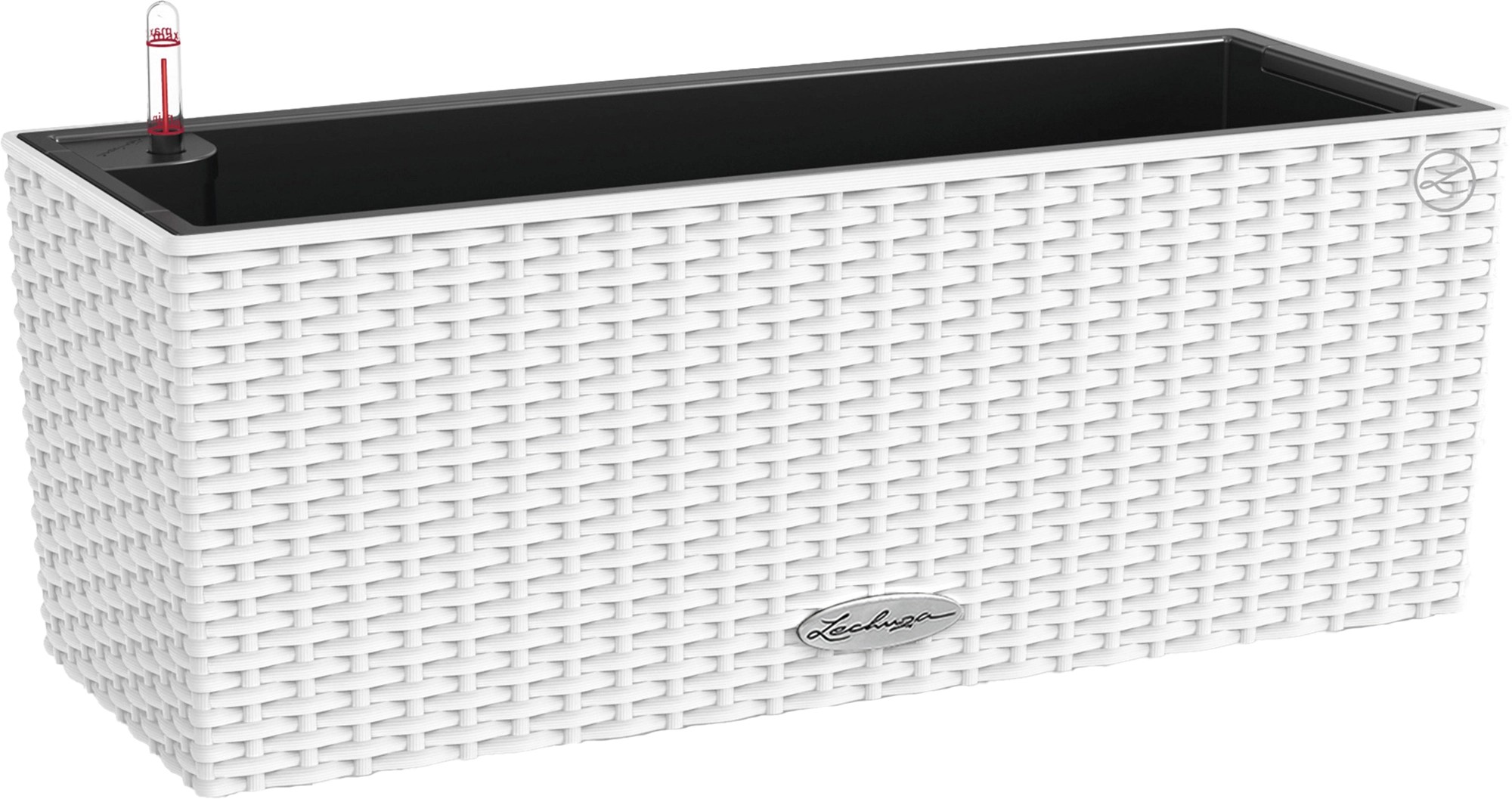 LECHUZA Balkonbak Balconera Cottage Kunststof All-in-One Set graniet 50