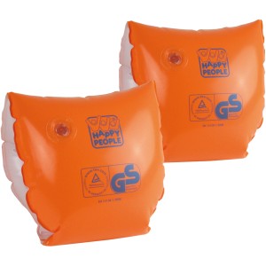 Oranžové plávacie rukávniky Happy People pre deti od 1-2 rokov (11-15 kg).