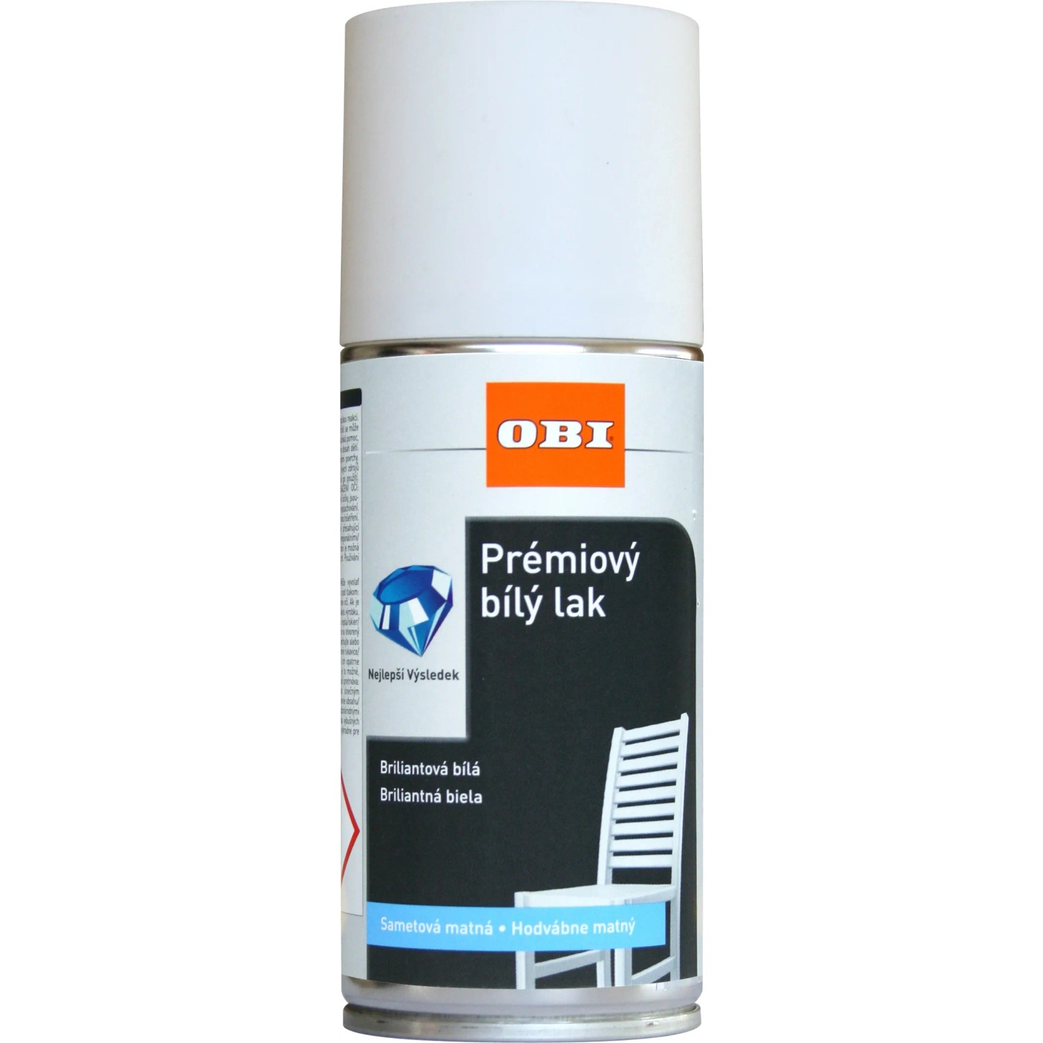 E-shop OBI Lak pololesklý biely 150 ml