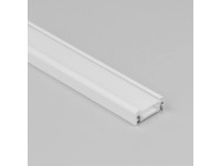 Prisadený hliníkový profil pre LED pásik, biela, 2 m