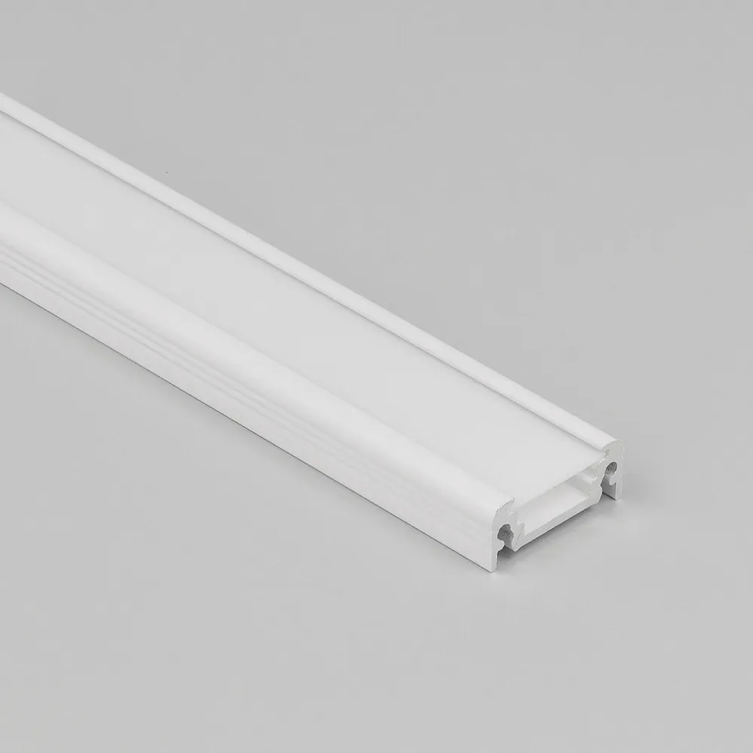 E-shop Prisadený hliníkový profil pre LED pásik, biela, 2 m