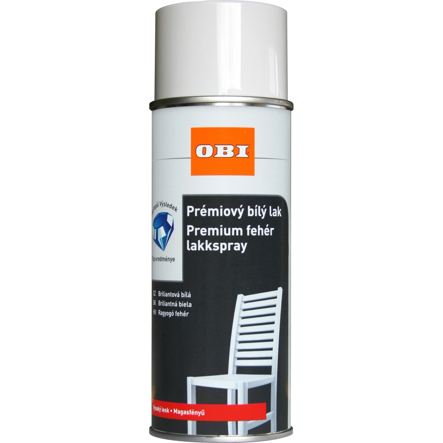 E-shop OBI Lak lesklý biely 400 ml