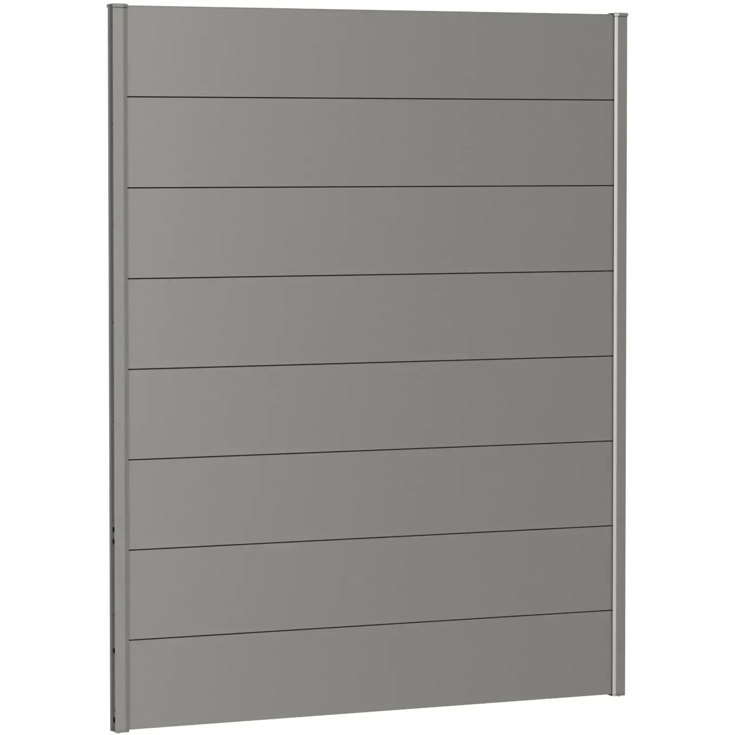 E-shop Biohort Plný plot bez presklenia kremeňovo sivý, 150 x 180 cm