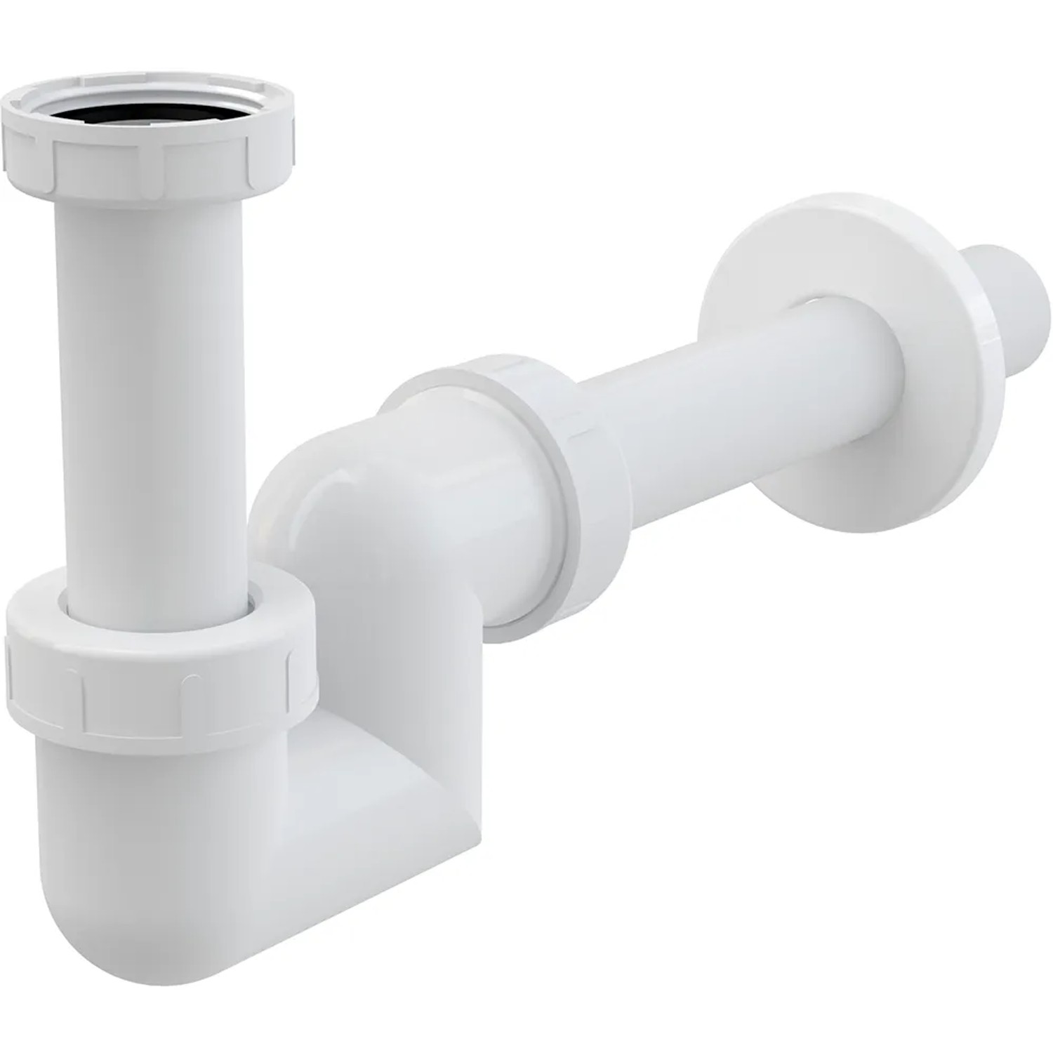 E-shop Alca Sifón umývadlový a bidetový A45F-DN32 plast, prevl. matica 5/4", DN 32