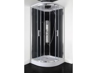 Sanotechnik Kompletný sprchovací kút Trend 1, štvrťkruh, chróm, 90 x 90 x 215 cm