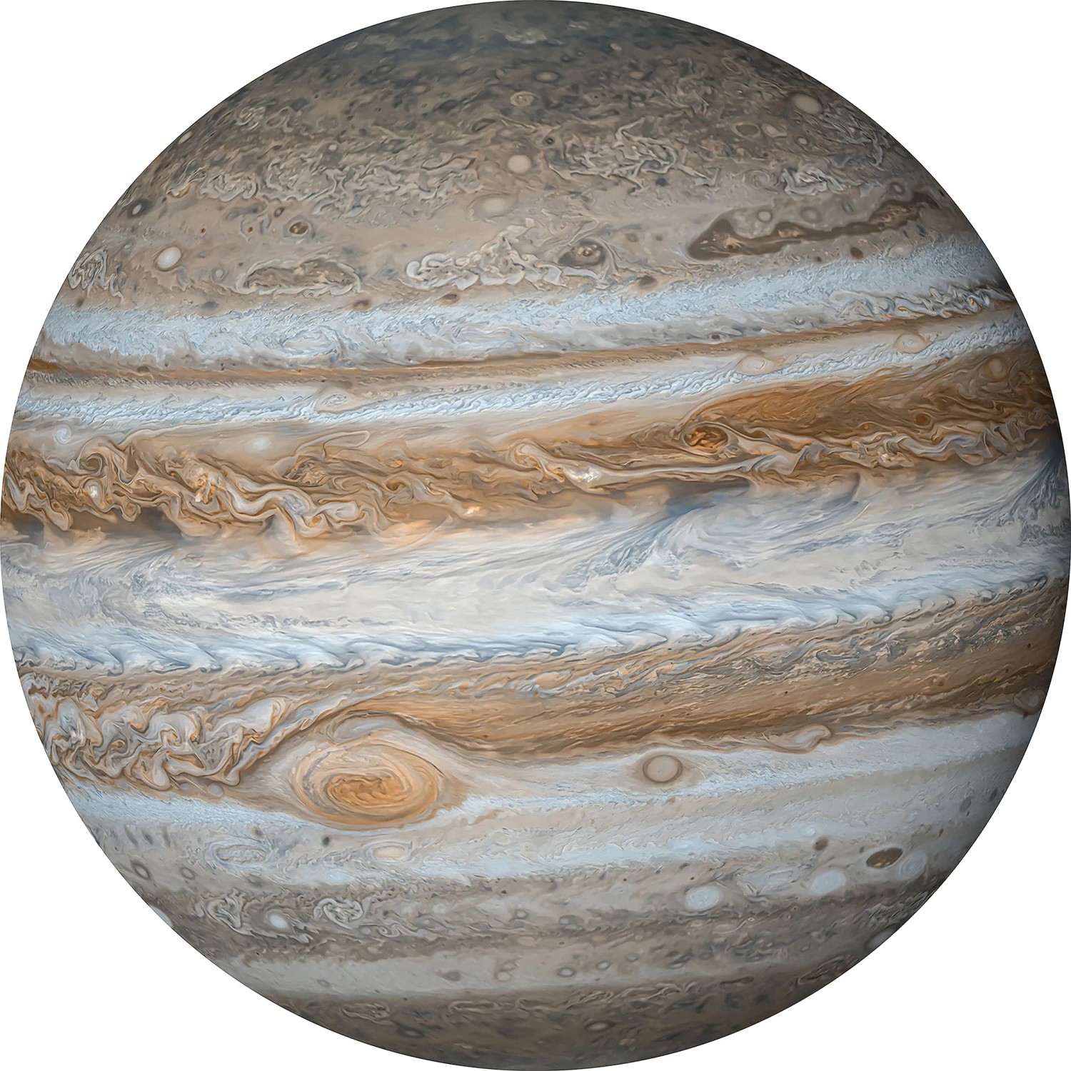 E-shop Komar Samolepiaca vliesová fototapeta Dot Jupiter pr. 125 cm