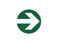 FTL Protišmyková podlahová šípka 60 mm x 60 mm