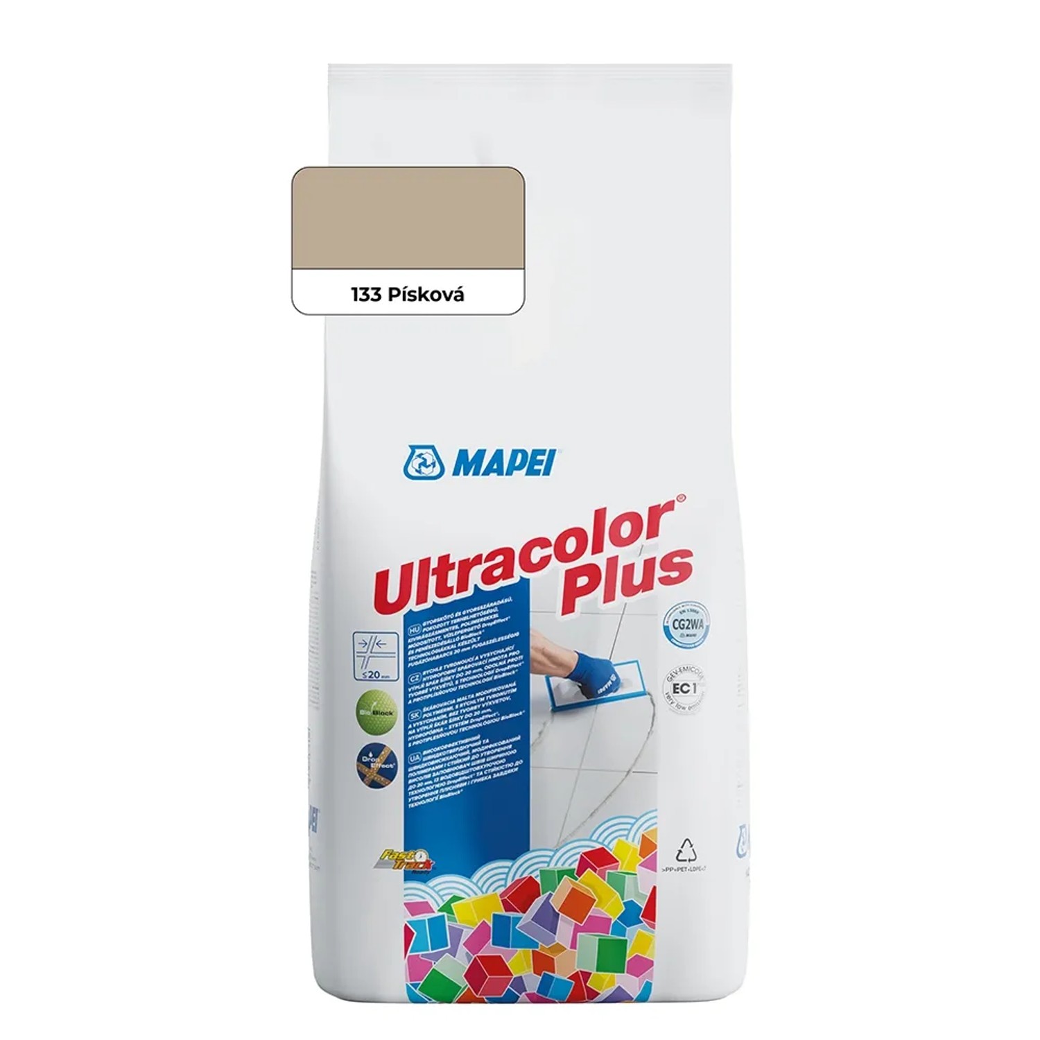 E-shop Mapei Škárovacia hmota Ultracolor Plus 2 kg, 133 piesková