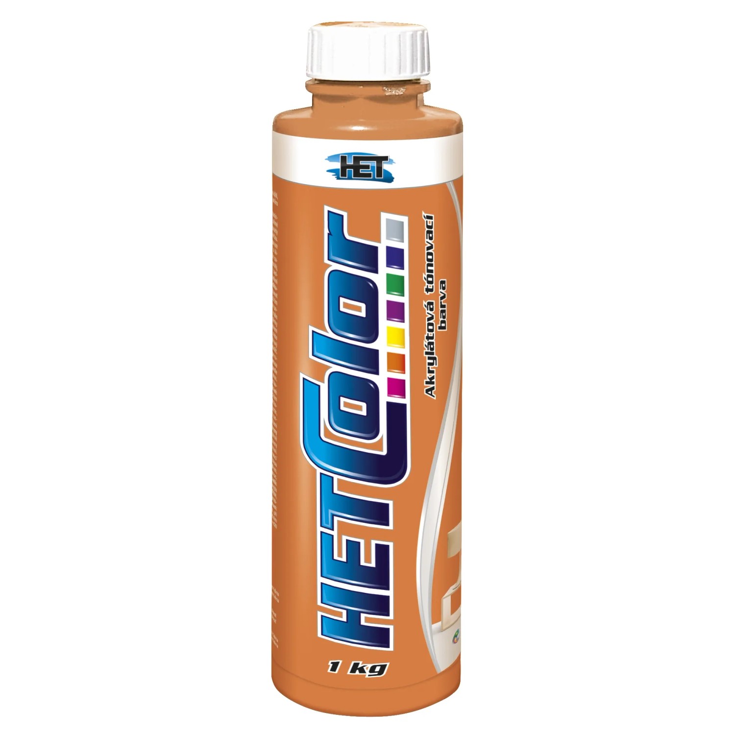 E-shop HETCOLOR Akrylátová tónovacia farba oranžová 1 kg