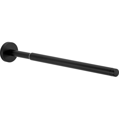 baliv Teleskopický držiak na uteráky, čierna, 29,5-50 cm