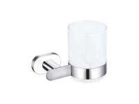 Držiak na zubné kefky Yukon, bielo-chrómový Držiak na zubné kefky Yukon, bielo-chrómový