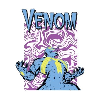 Komar Plagát Marvel Venom Colourful Scream 50 x 70 cm