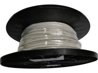 Silový kábel H03VV-F 2x0,5 mm, biela (cievka) - metráž