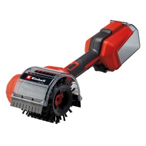 Akumulátorová povrchová kefa Einhell Power X-Change Picobella 18/90 Solo pre flexibilné čistenie záhrady.
