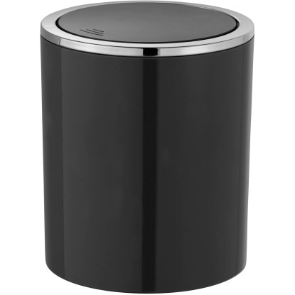 Wenko Kozmetický odpadkový kôš s výkyvným vekom Inca, čierna, 2 l