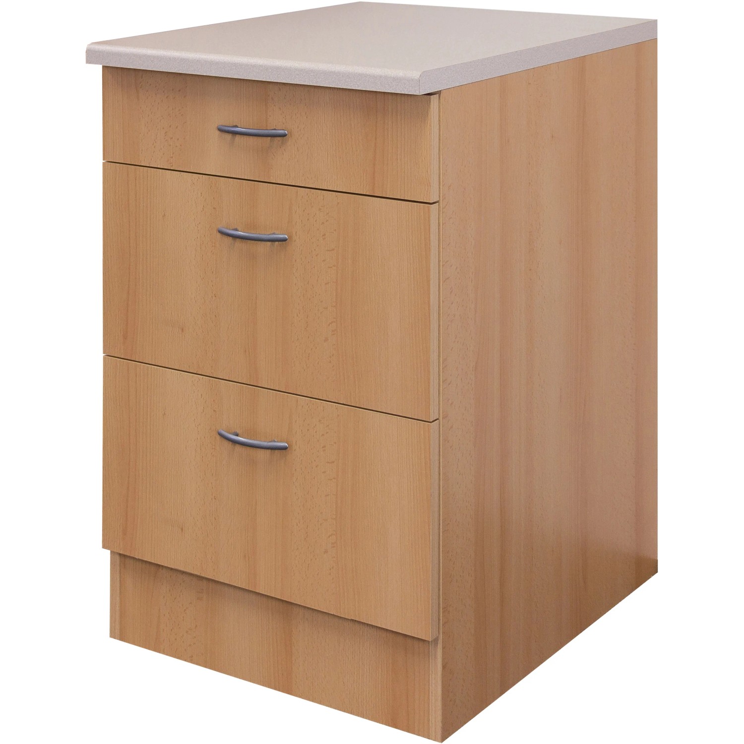 E-shop Flex-Well Kuchynská skrinka Nano spodná, zásuvky, 60 x 85 x 57,1 cm