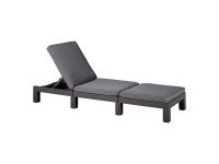 Keter Lehátko Daytona Deluxe, grafit, 195 x 65 x 22 cm