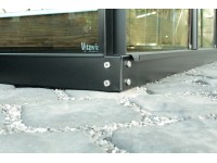 Vitavia Oceľový základ 3800, 6 cm čierny