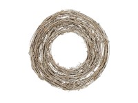 MICA Decorations Vŕbový veniec svetlo hnedý pr. 35 x 3 cm