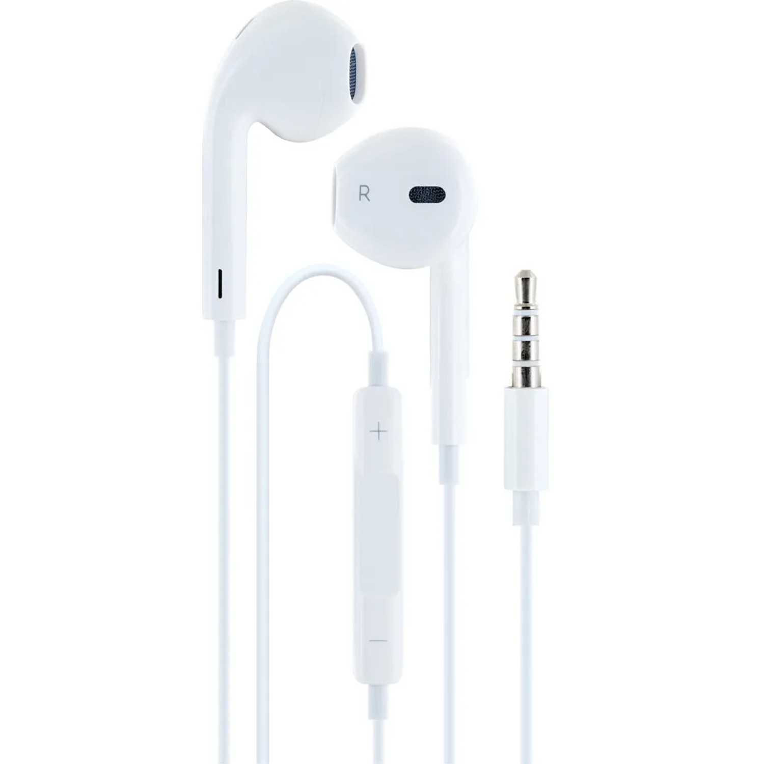 E-shop Schwaiger Slúchadlá do uší s mikrofónom, 3,5mm jack, biela