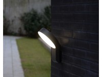 Lutec Vonkajšie nástenné LED svietidlo Meridian antracitové