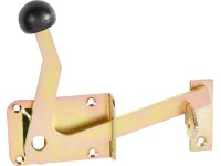 Západka pre záhradnú bránku nažlto pozinkovaná 170 mm x 60 mm