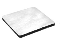 GS Terrassen Gumová podložka s hliníkovou vrstvou, 60 ks, 3 x 60 x 90 mm