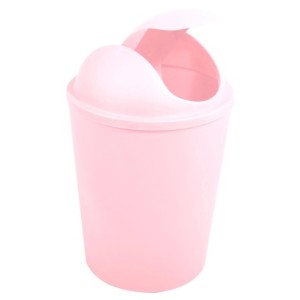 MSV Ako 5,5 l pastelovo ružový odpadkový kôš s výklopným vekom.