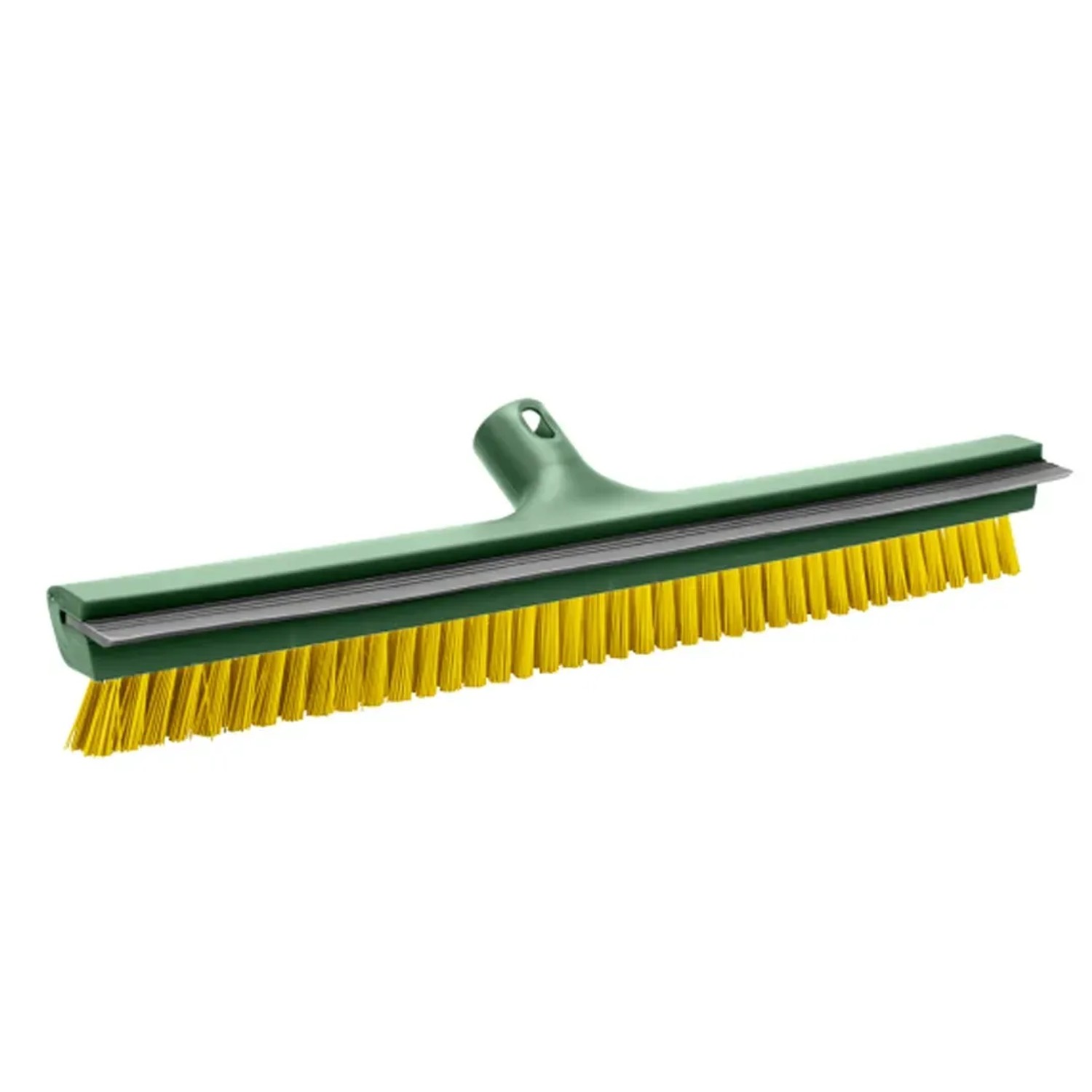 E-shop Steuber Kefový nástavec na umývanie s gumovou stierkou, zelená/žltá, 42 cm
