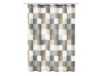 Kleine Wolke Sprchový záves Check taupe 180 x 200 cm