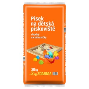 Vrece piesku do detského pieskoviska, vhodný na stavanie báboviek.