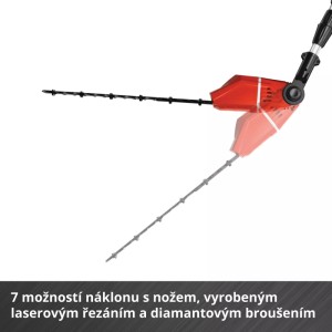 Einhell GE-HC 18 Li T Solo akumulátorový multifunkčný nástroj s nadstavcom na živý plot.