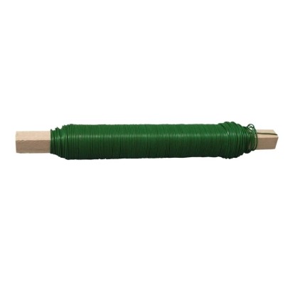 Drôt kvetinový viazací lakovaný, zelený, 0,65 mm x 35 m, 50 g