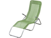 DESIGNlink Skladacie záhradné lehátko zelené 157,5 x 49,5 cm