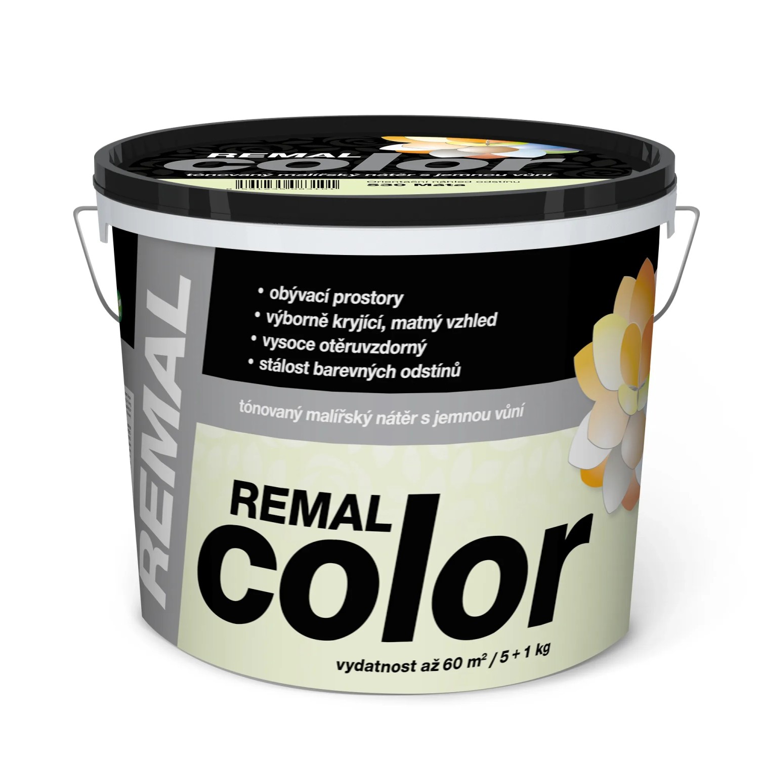E-shop REMAL Color Tónovaný maliarsky náter s jemnou vôňou, 530 Mäta, 5 + 1 kg