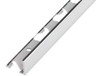 Arcansas Ochranný profil ALUCER alu strieb. elox leštený 10 x 2,8/19 x 1000 mm